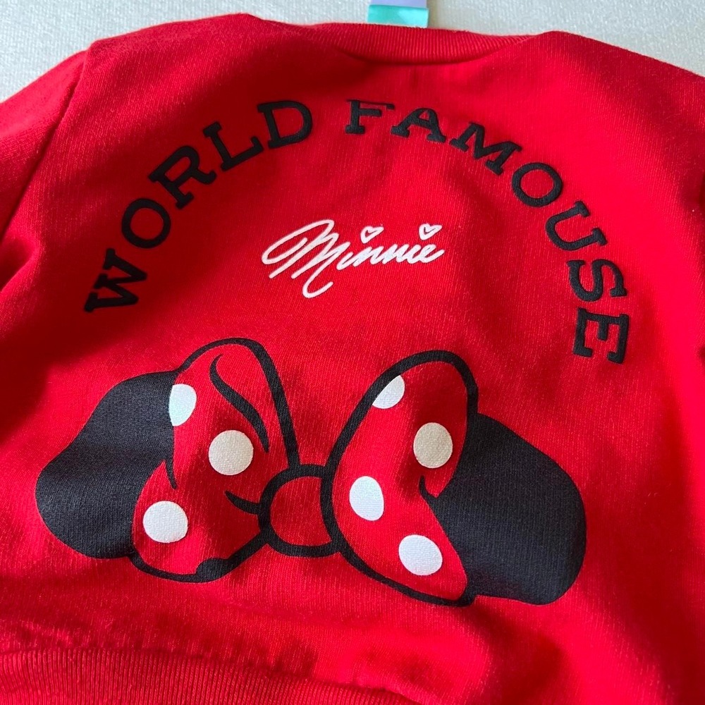 Disney Baby Minnie Mouse Set Red Cute Park Ready Silly World Famous Minnie Mouse - Picture 6 of 6